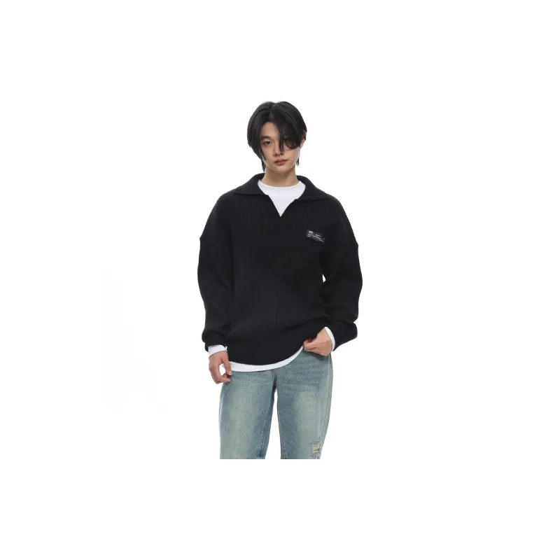 ROARINGWILD Sweater Unisex Black-2