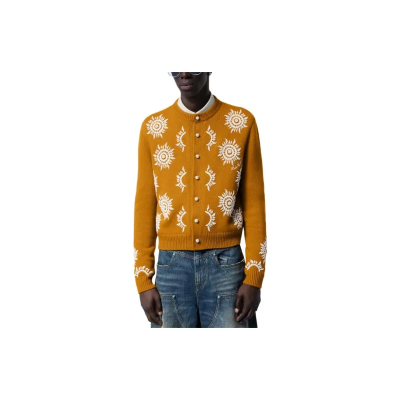 LOUIS VUITTON FW24 Knitwear Men's Gold-1
