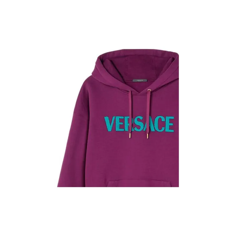 VERSACE Sweatshirts Men Fuchsia-4