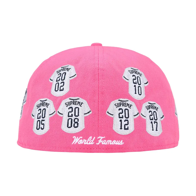 Supreme Jerseys Box Logo New Era Fitted Hat-1