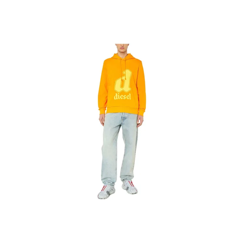 DIESEL Sweatshirts Men Orange-1