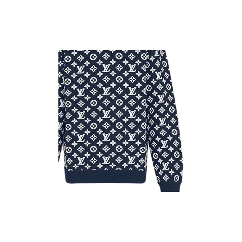 LOUIS VUITTON Lv Monogram Jacquard Crewneck-3