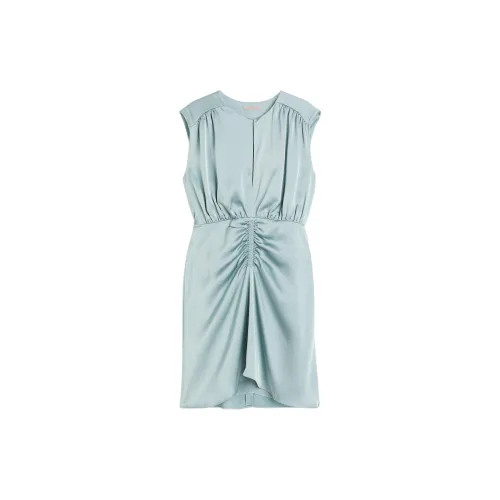 H&M Sleeveless Dresses Women's Light Turquoise Stone Color