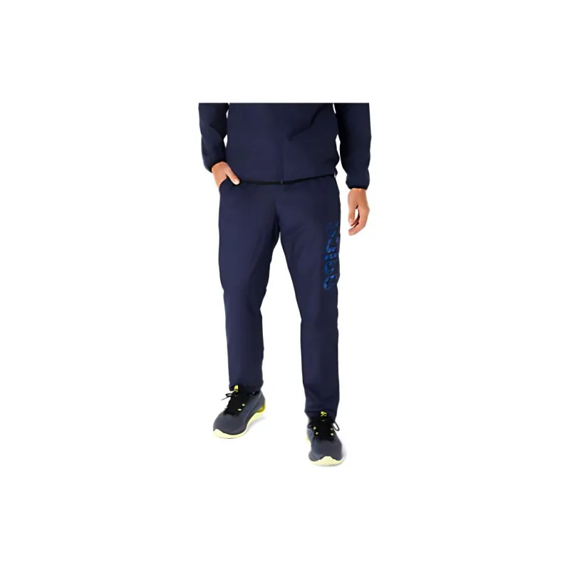 Asics Hex Graphic Lining Tricot Windbreaker Pant Casual Pants Men's Midnight-2