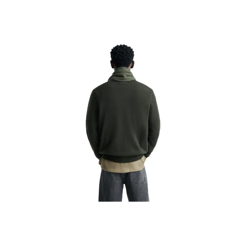 ZARA Cashmere Sweater Men's Dark Khaki-1