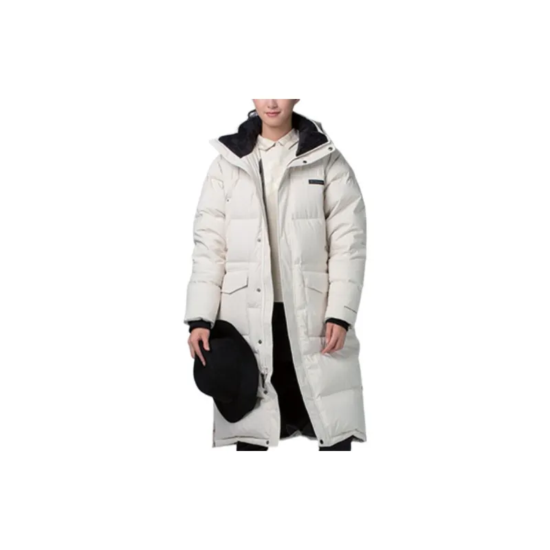 Columbia Down Jacket Unisex White-1