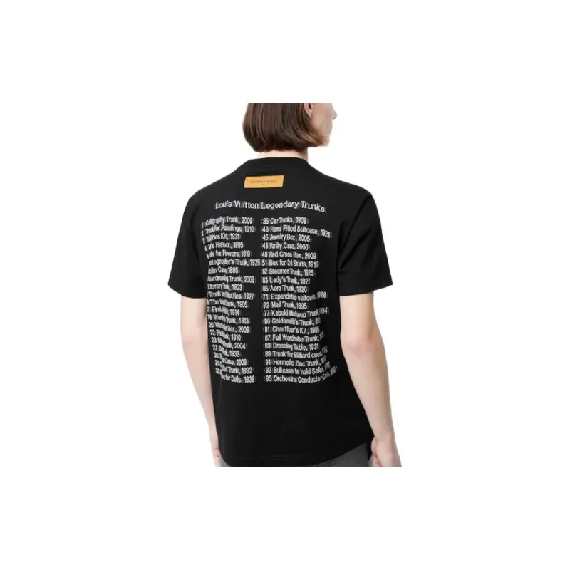 LOUIS VUITTON New Quarterly Products Of LV FW22 T Shirt Men's Black-2