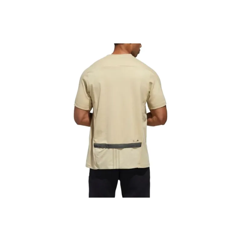 Adidas T-Shirts Men Yellow-3