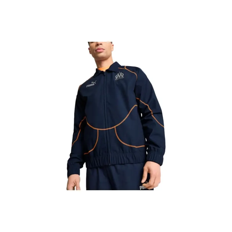 PUMA OLYMPIC MARSEILLE FW24 Jackets & Coats Men's Marine Blue-2
