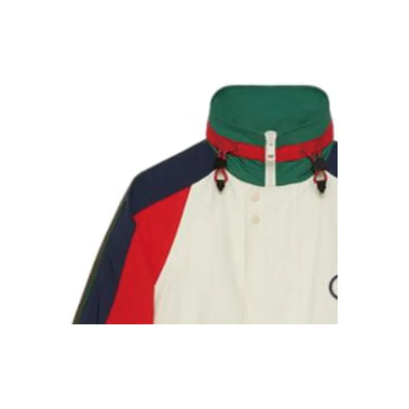 GUCCI Colour block Bomber Jacket-4