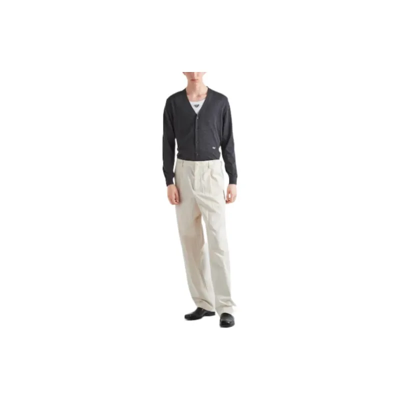 PRADA V neck Wool Cardigan-1