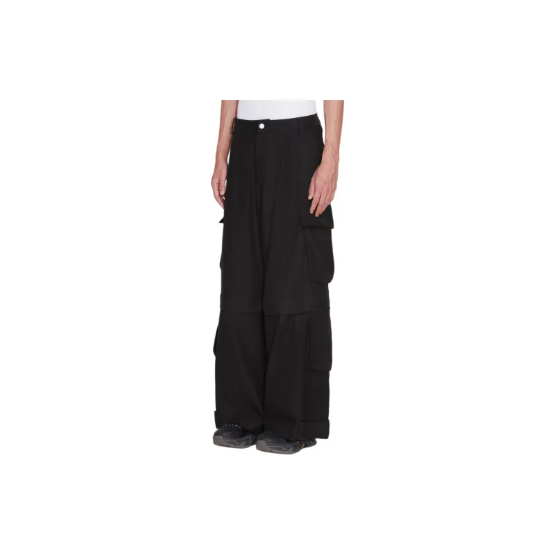HOLZWEILER Cargo Pants Men's Black-2