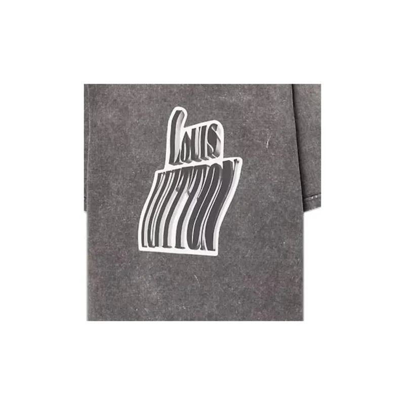 LOUIS VUITTON Graphic Lv Signature T Shirt-5