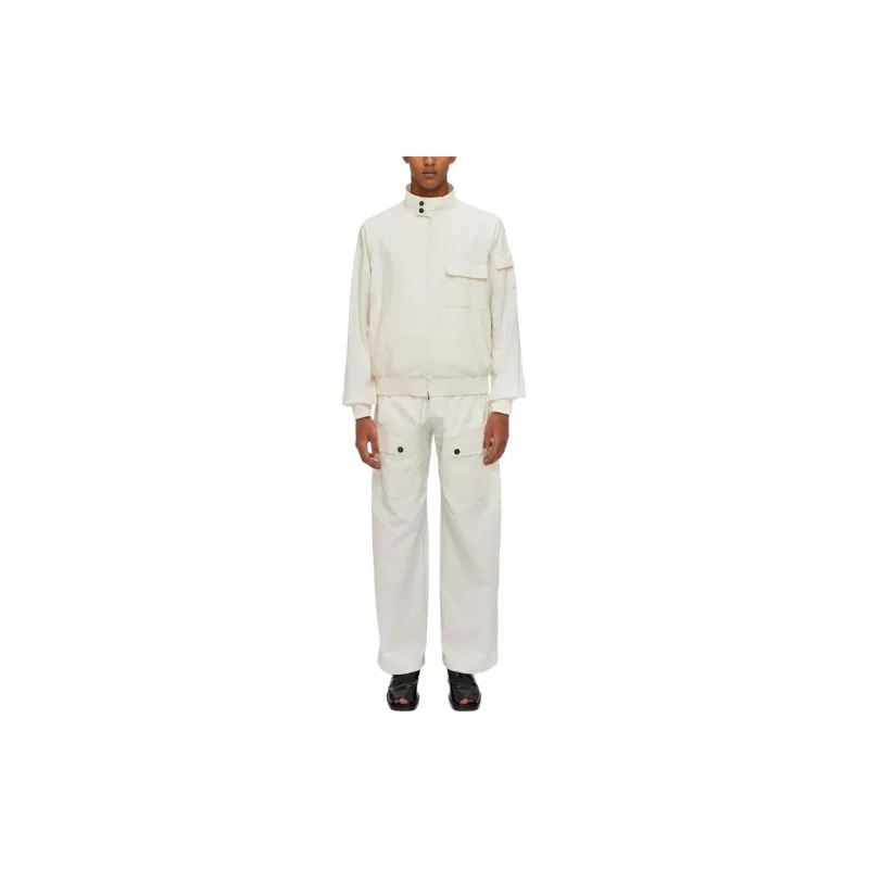 Ferragamo Linen Bomber Jacket-1