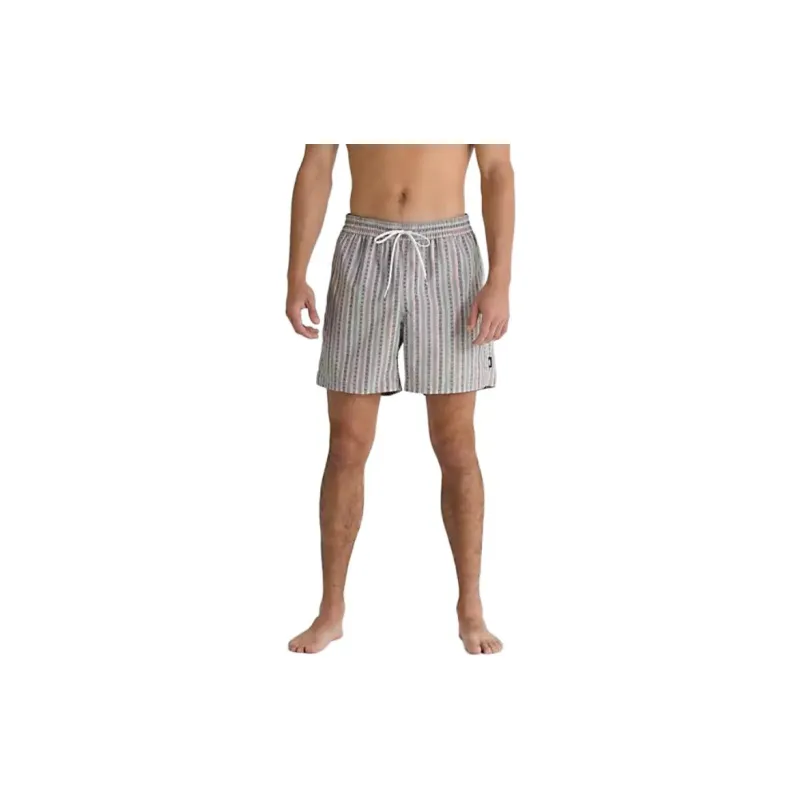 Vans Primary Stripe Elastic 17'' Boardshorts Casual Shorts Men's Gray-1