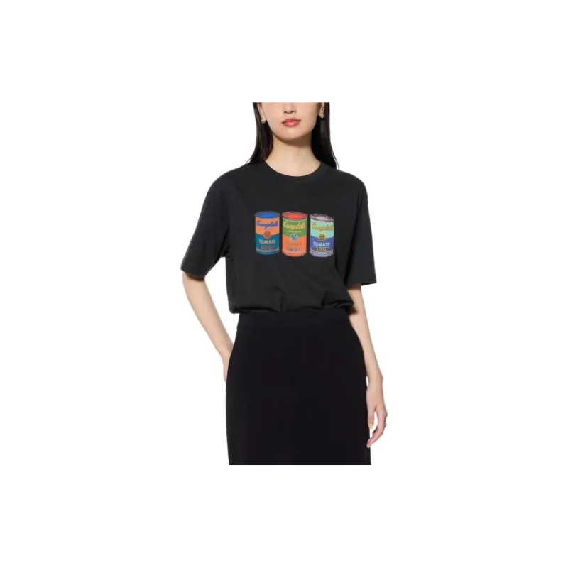 UNIQLO T Shirts Unisex Black-1