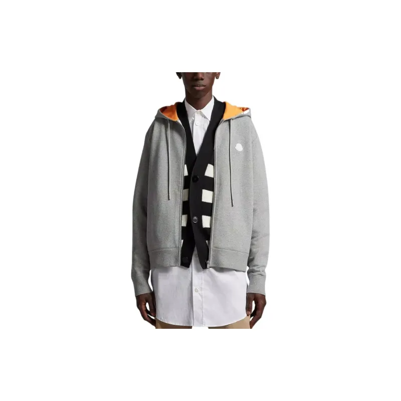 Moncler Zip up Cotton Hoodie-1