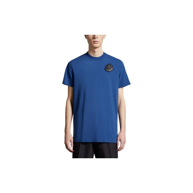 Moncler Logo Patch Crewneck T Shirt-1