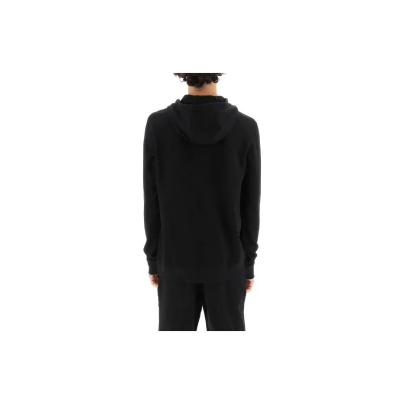 HUGO BOSS Logo Printed Drawstring Hoodie-5