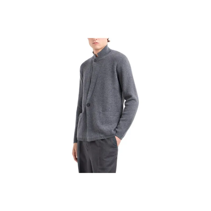 EMPORIO ARMANI FW24 Business Suits Coats Men's Gray-3