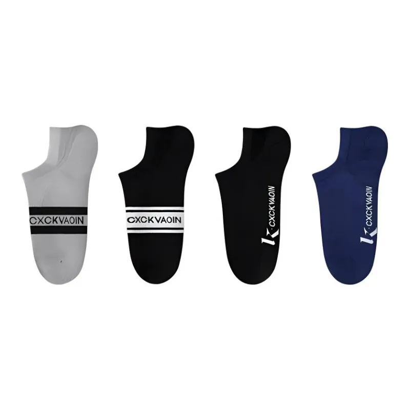 Inside The Orange No Show Socks Men's 4 Pack-4