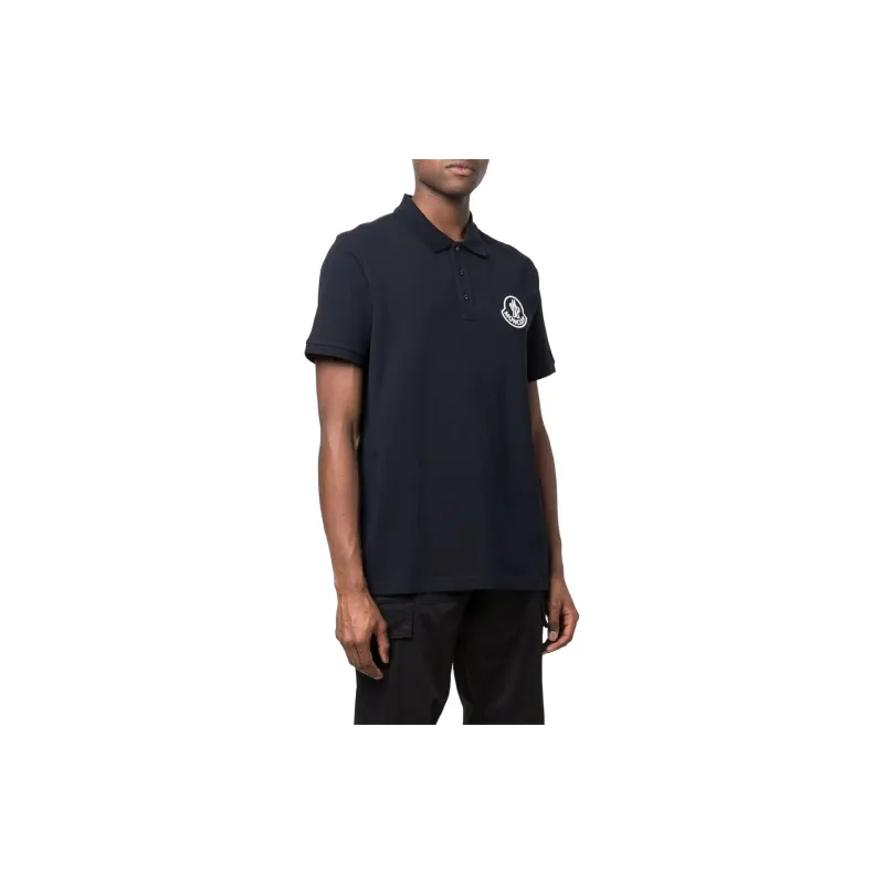 Moncler Polo Shirt Men's Dark Blue-3