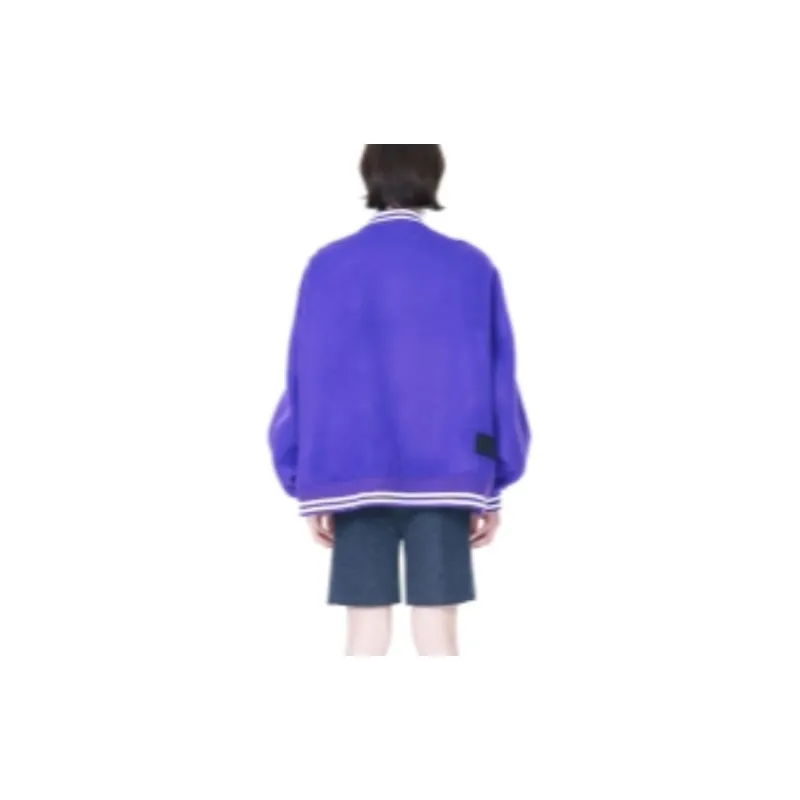 WE11DONE Baseball Jerseys Unisex Purple-2