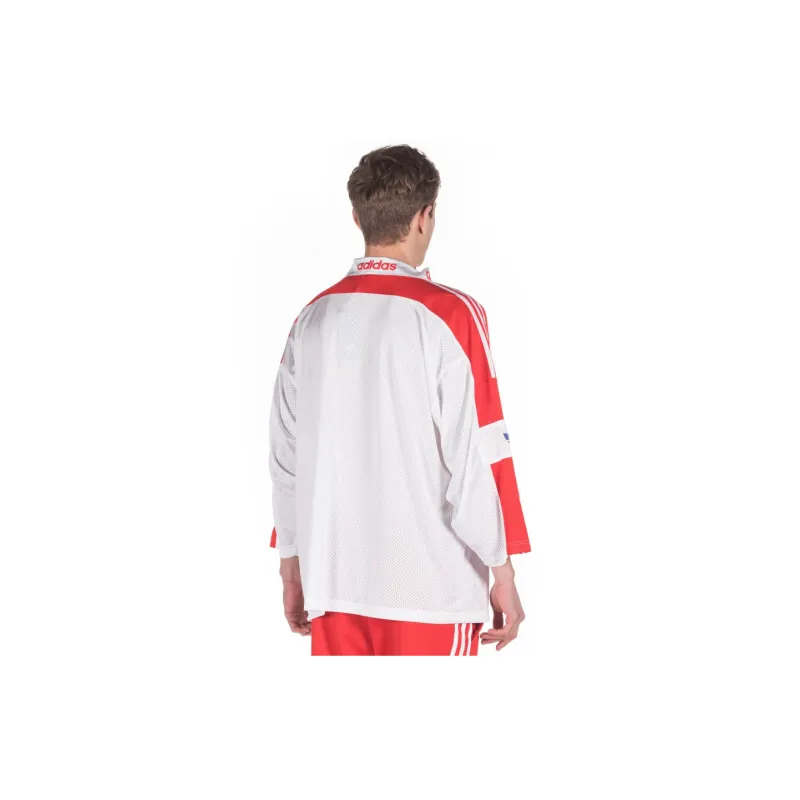 Adidas Originals T Shirt Men's White Red-4