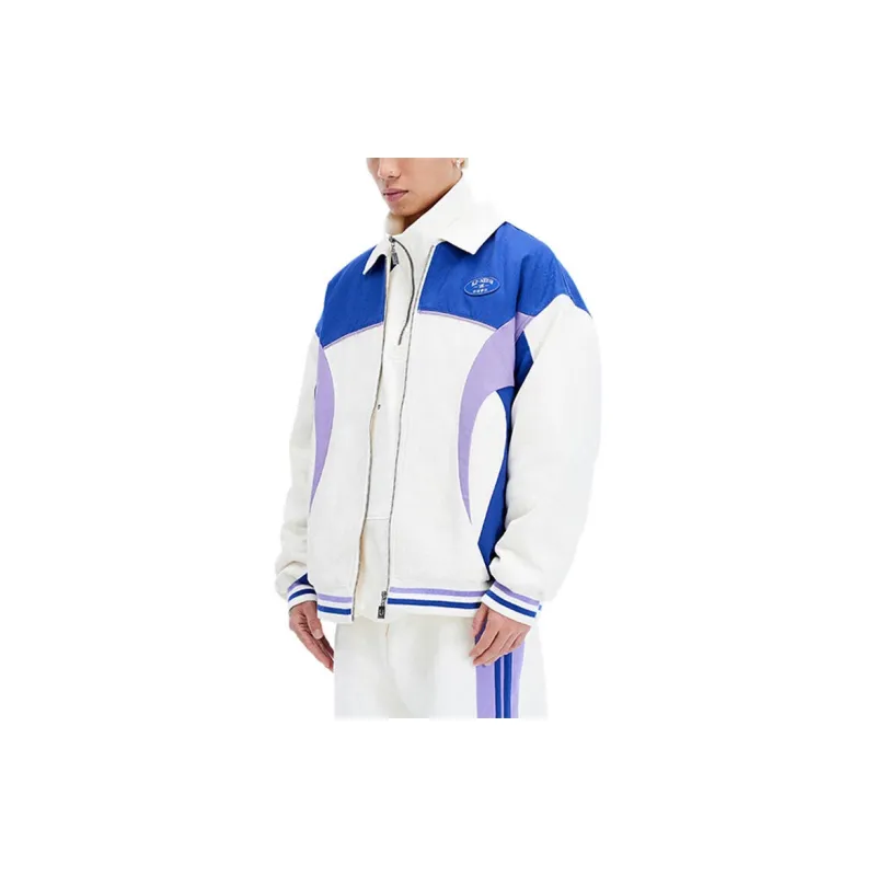 LiNing Puffer Jacket Unisex Beige White Purple Blue Multicolor-2