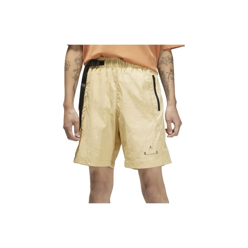 Jordan Casual Shorts Men Sesame Yellow-3
