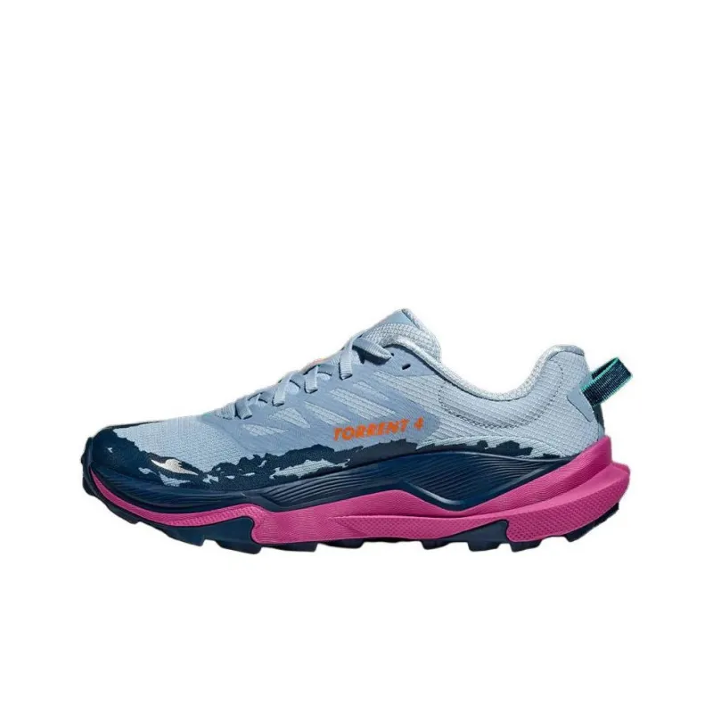 HOKA ONE ONE Wear Resistant Low Top Running Shoes Women's Blue-1