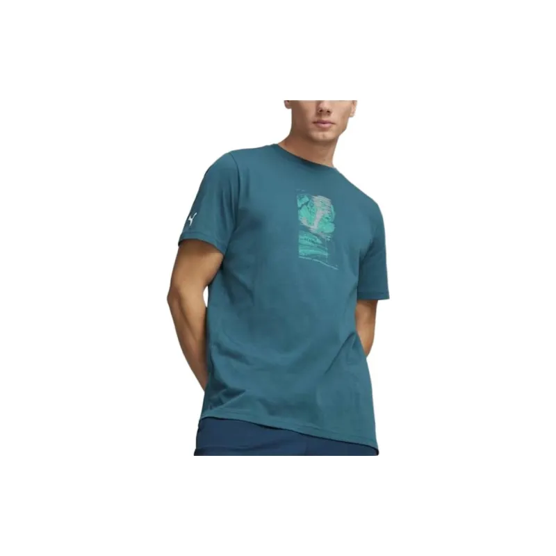 PUMA T-Shirt Men's Tropical Ocean Color-2