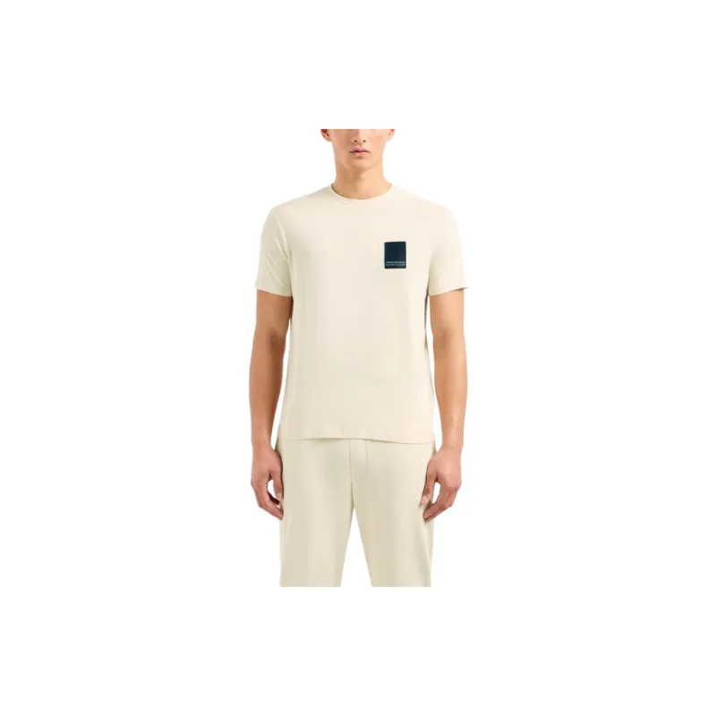 ARMANI EXCHANGEAE SS24 T Shirt Men's Apricot-3