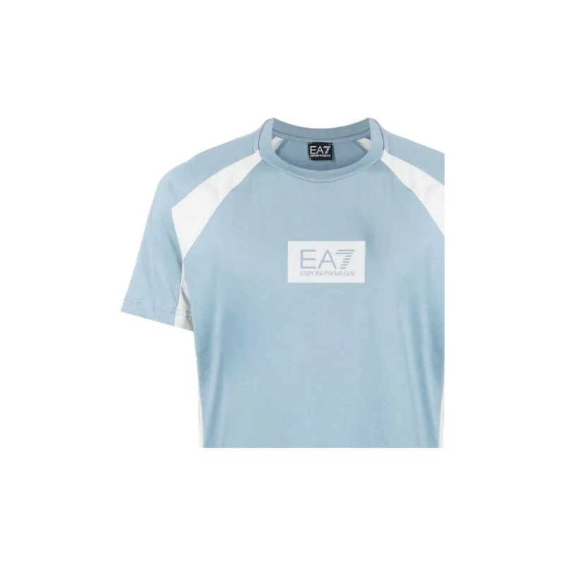 EMPORIO ARMANI EA7 SS23 T Shirt Men's Blue-4