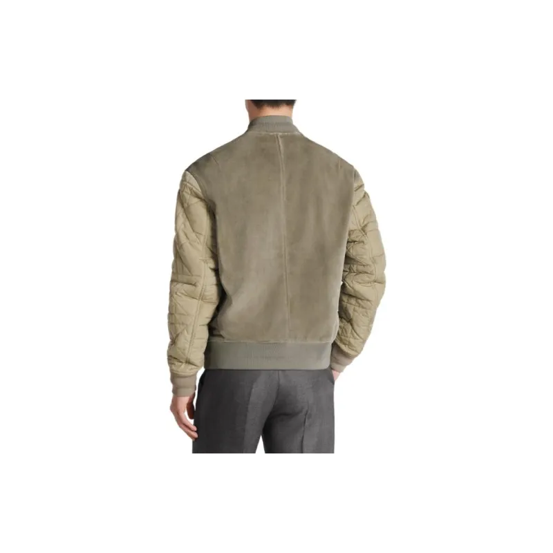 DIOR Logo Patch Zip Up Jacket-8