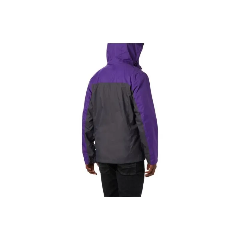 Columbia Jackets Men Black Purple-3