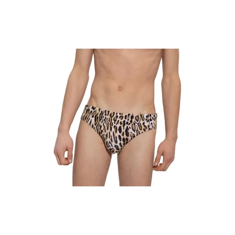 MOSCHINO Swimming Shorts Men Brown-1