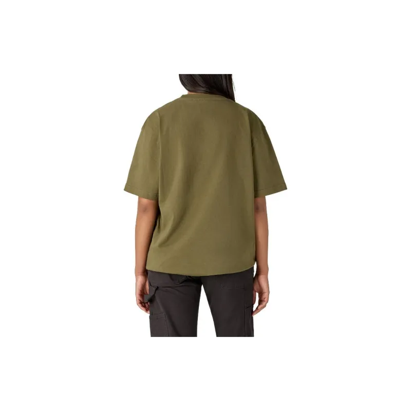 Dickies Bull Skull Heavyweight T-Shirt T-Shirt Unisex Green-5
