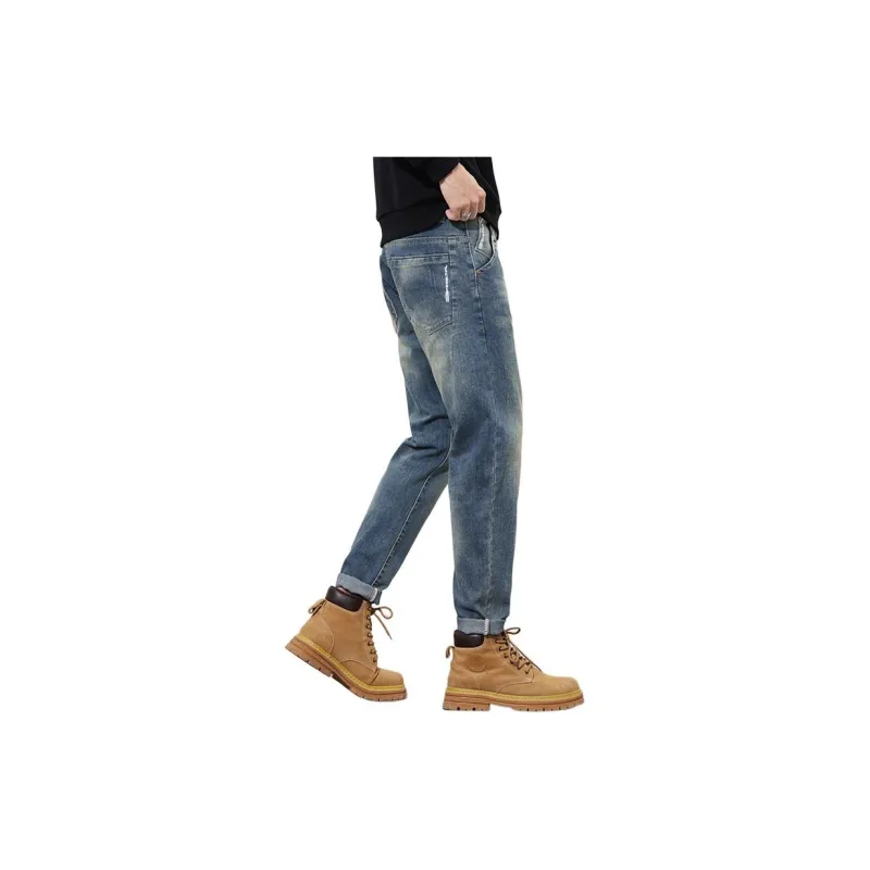 Tonlion Jeans Unisex Vintage Blue-5