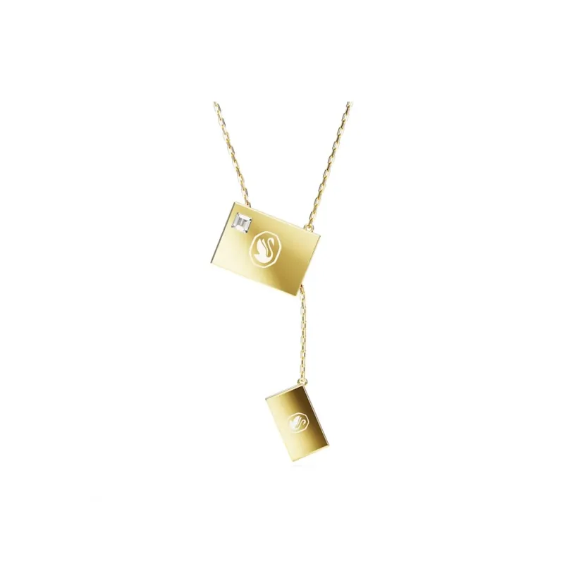 Swarovski Gold-Plated Necklaces Unisex Gold-2