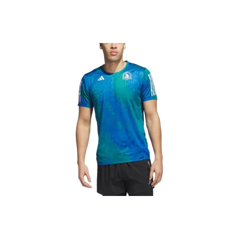 Adidas T Shirts Men Blue-2