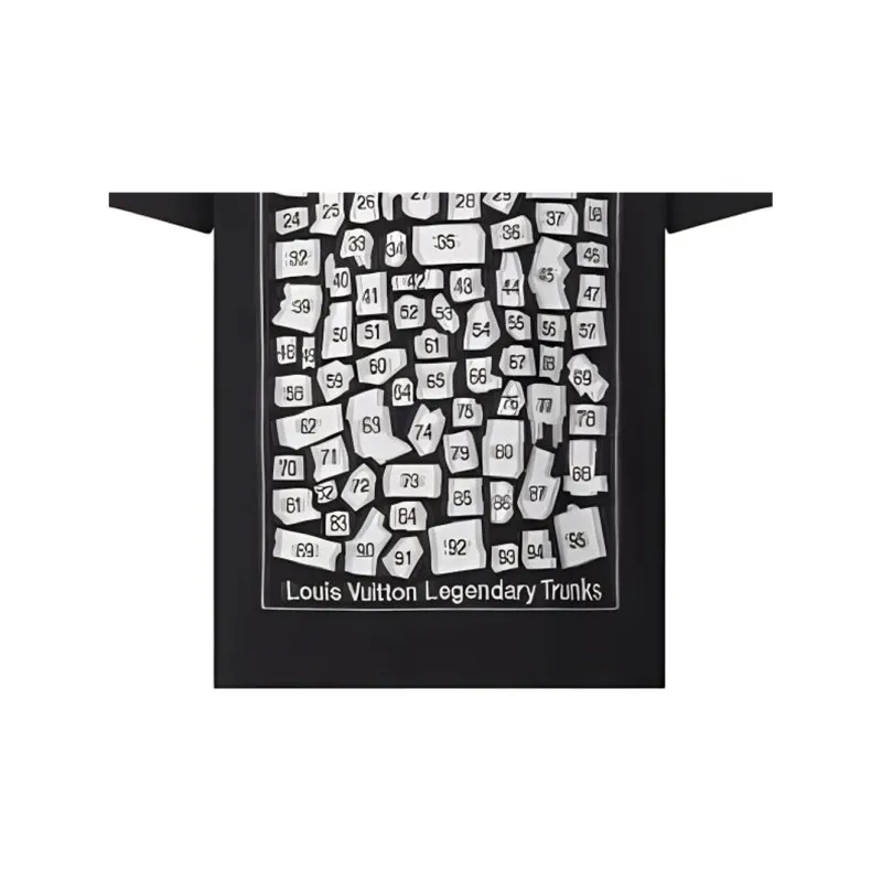 LOUIS VUITTON New Quarterly Products Of LV FW22 T Shirt Men's Black-5