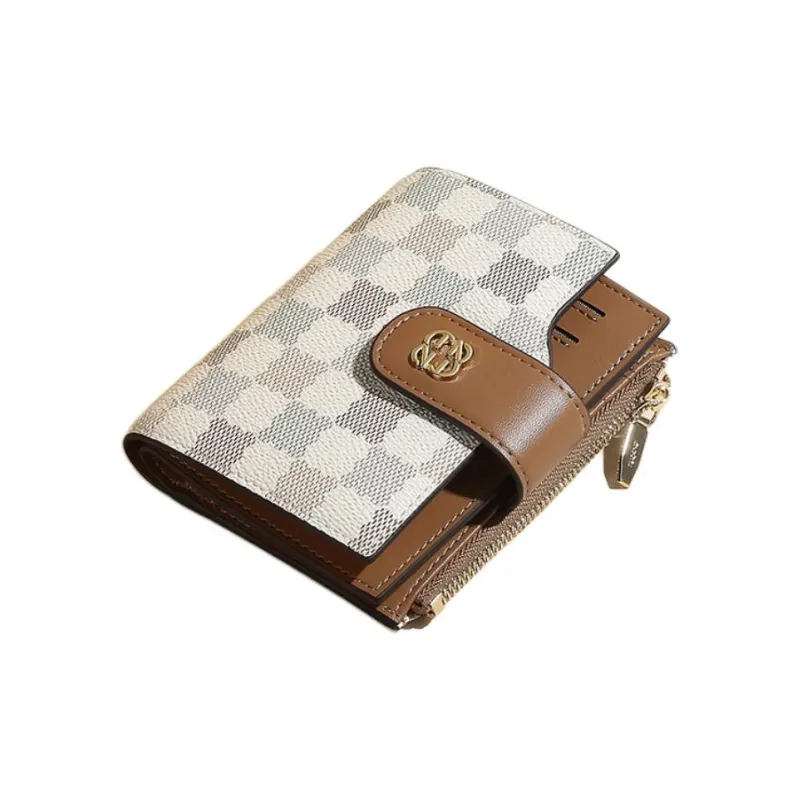 TUCANO PVC Leather With Synthetic Leather Wallet Women's Light Apricot/Light Pink-5