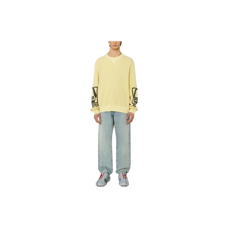 DIESEL Sweatshirts Men Yellow-1