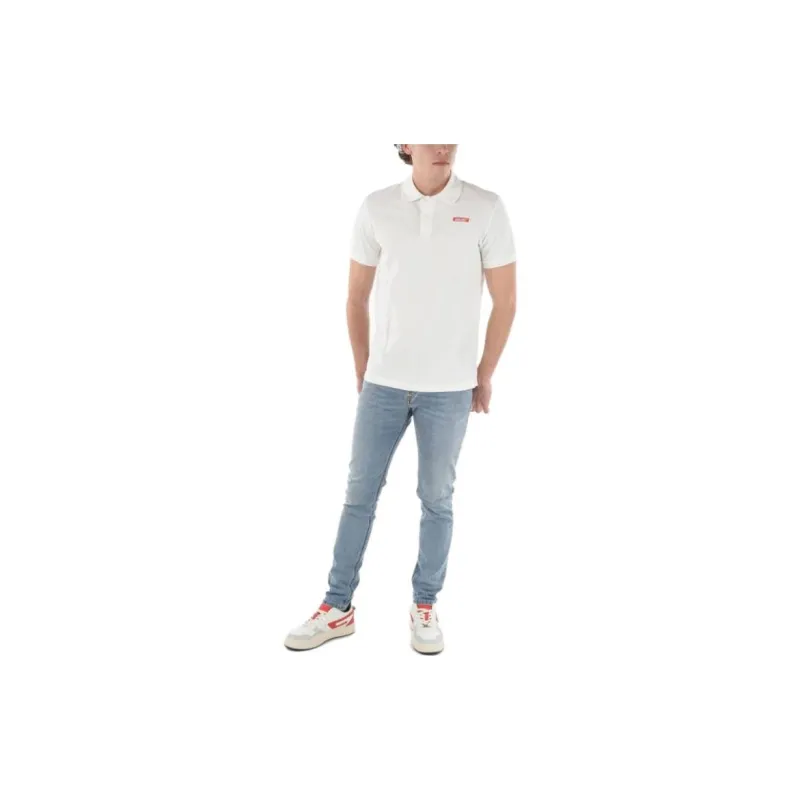 DIESEL Polo Shirts Men White-2