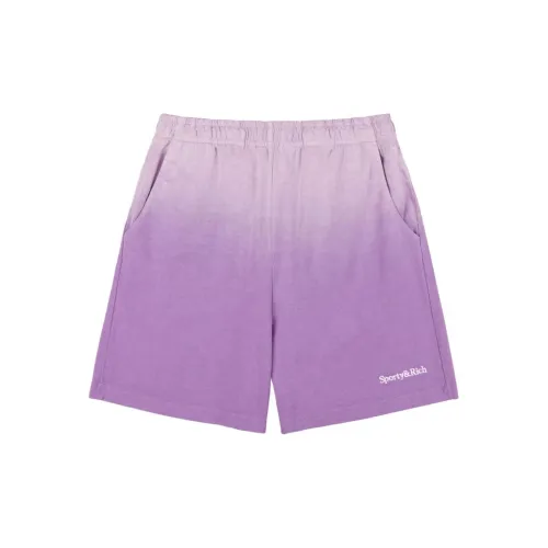 SPORTY & RICH Casual Shorts Men Lavender