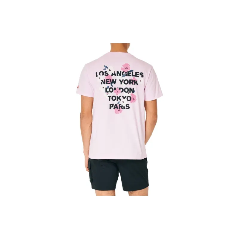 Hollister T-Shirts Unisex Pink-3
