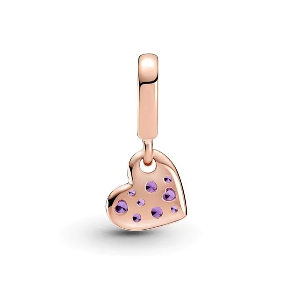 Pandora Charms / Pendants Women's Rose/Noble Purple-2
