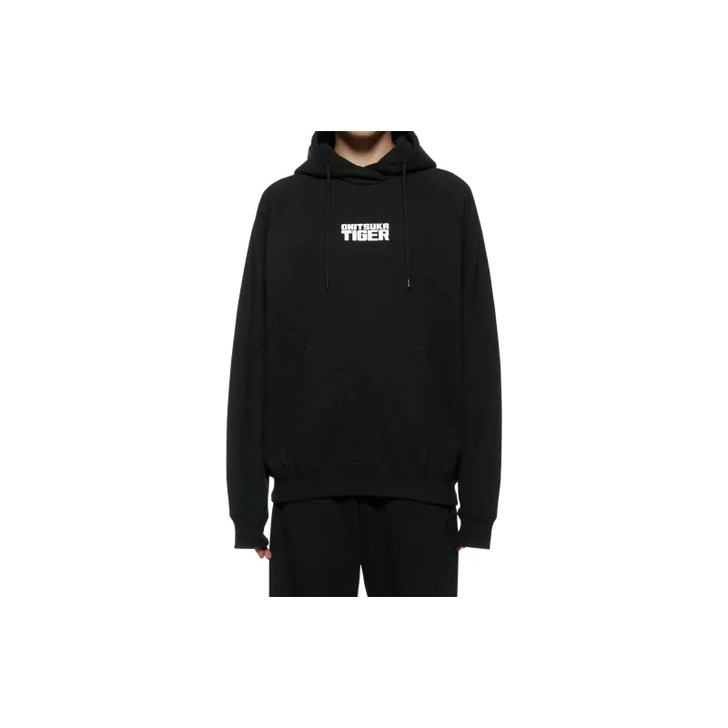 Onitsuka Tiger SWEAT HOODIE Sweatshirt Unisex Black-2