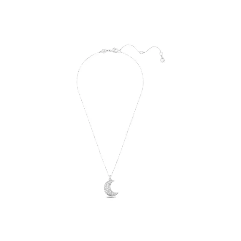 Swarovski Rhodium Plated Necklaces Women's Silver-2